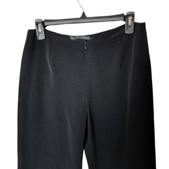 Yansi Fugel Black Pants Side Slits size 6 High rise waist - Picture 5 of 10